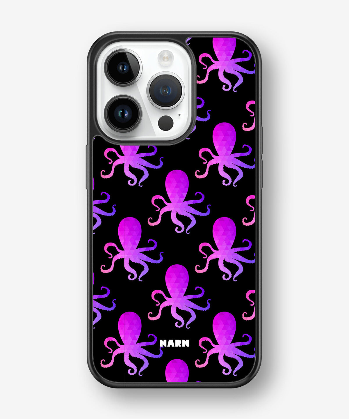 iPhone 14 Pro Hard Case – Octopus Pattern - View 1