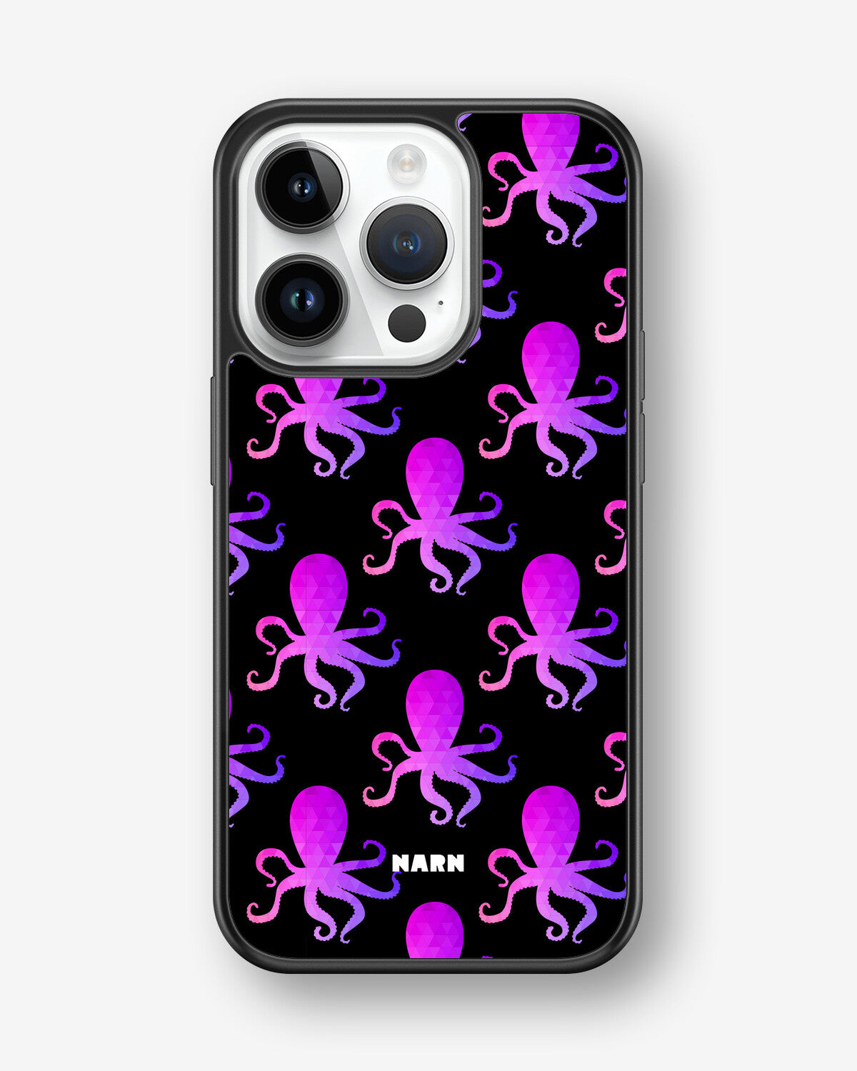 iPhone 14 Pro Hard Case – Octopus Pattern - View 1