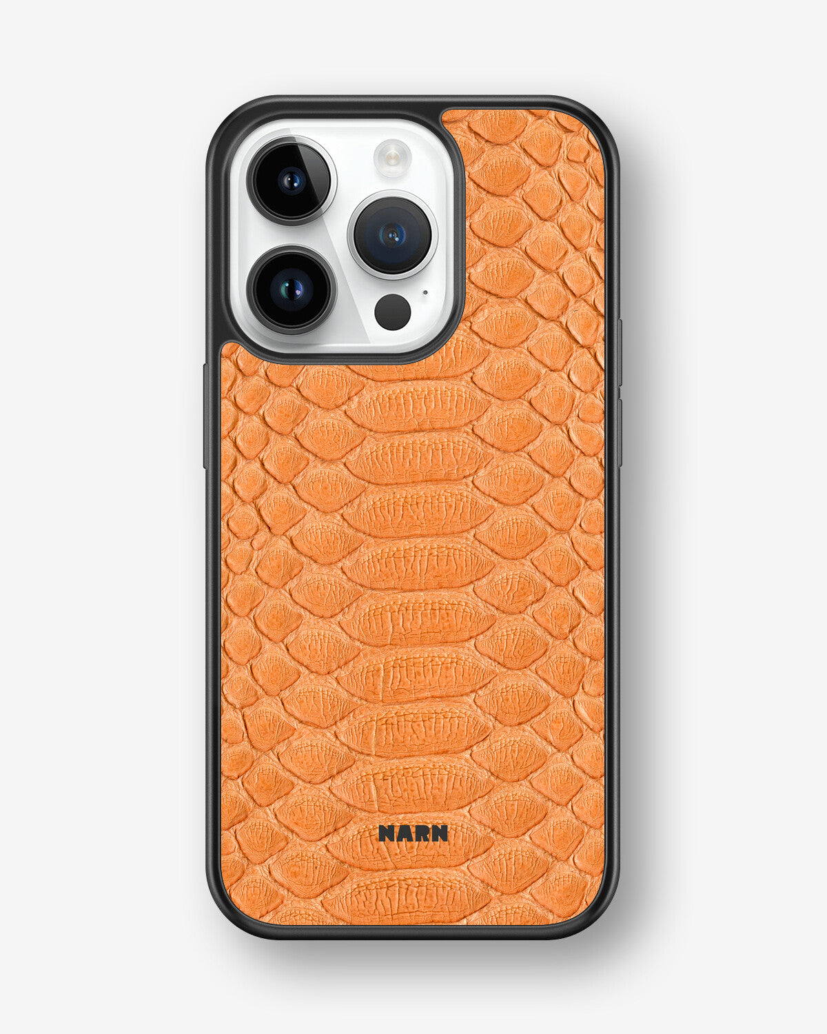iPhone 14 Pro Hard Case – Orange Snake - View 1