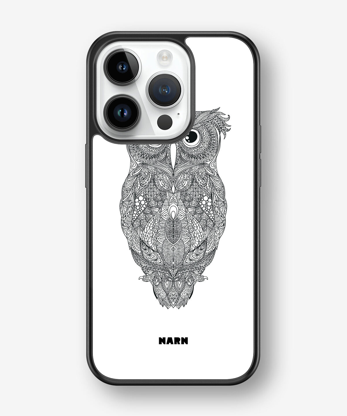 iPhone 14 Pro Hard Case – Owl - View 1