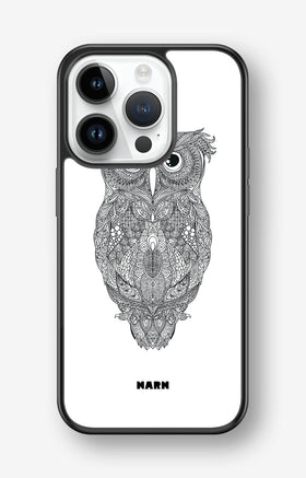 iPhone 14 Pro Hard Case – Owl - View 1