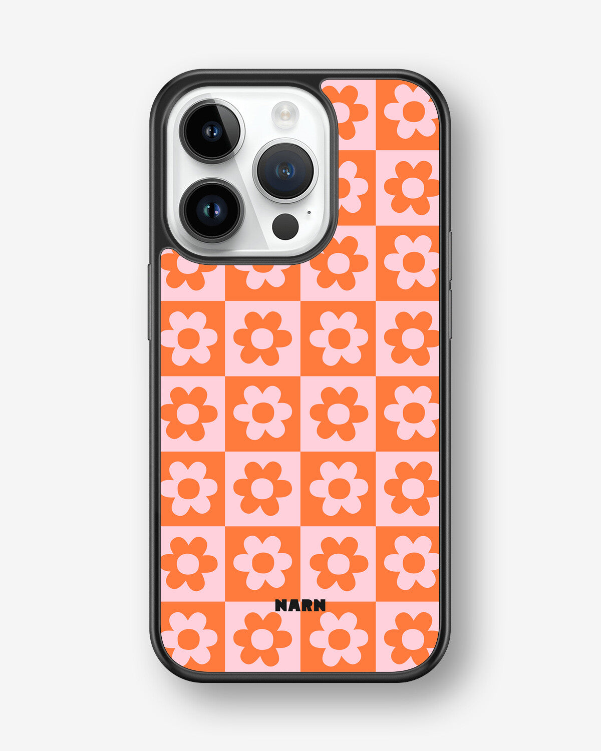 iPhone 14 Pro Hard Case – Peach Petals - View 1