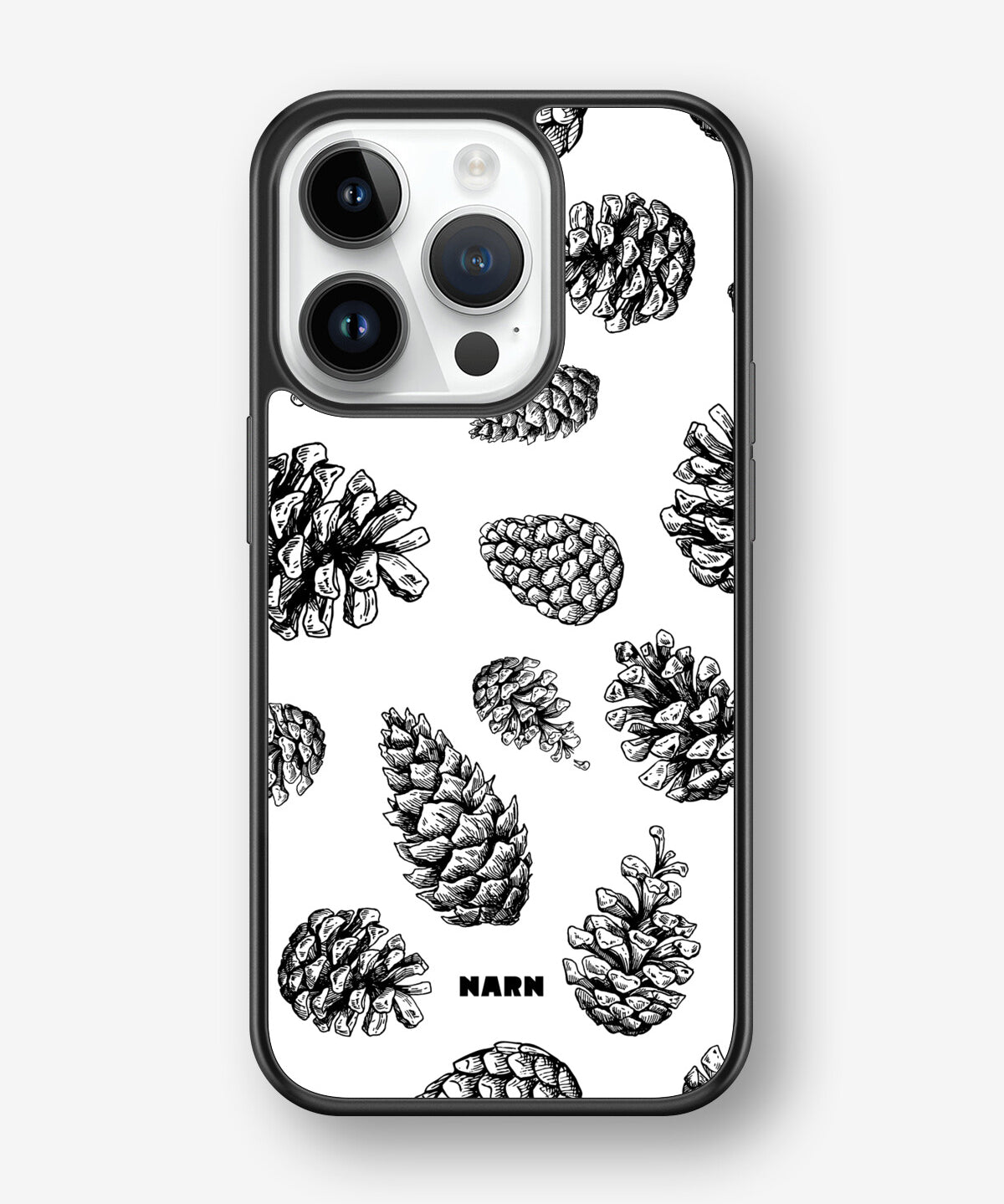 iPhone 14 Pro Hard Case – Pine Cones - View 1