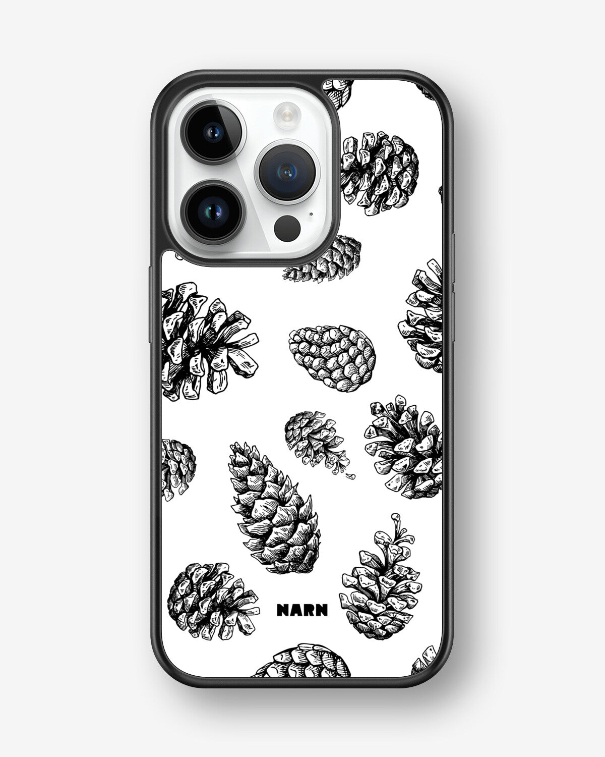 iPhone 14 Pro Hard Case – Pine Cones - View 1