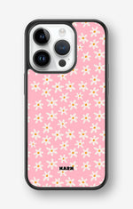 iPhone 14 Pro Hard Case – Pink Daisy - View 1