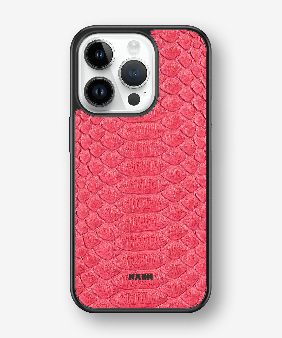 iPhone 14 Pro Hard Case – Pink Snake - View 1