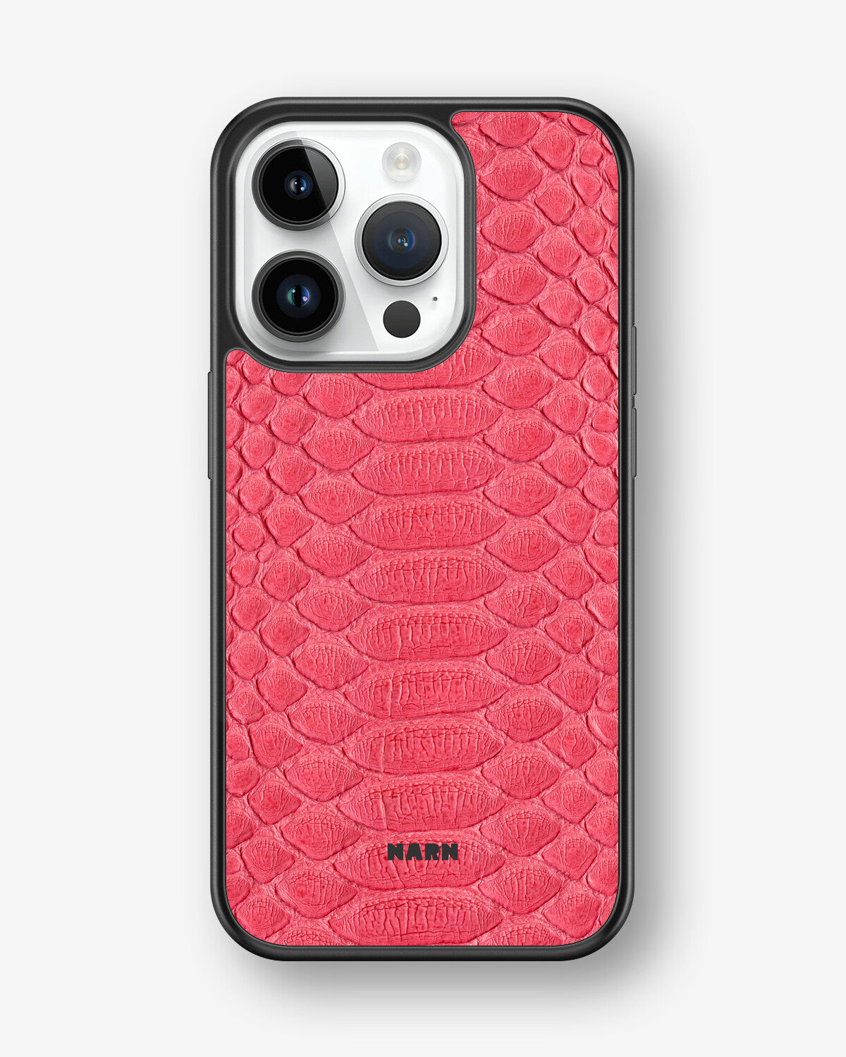 iPhone 14 Pro Hard Case – Pink Snake - View 1