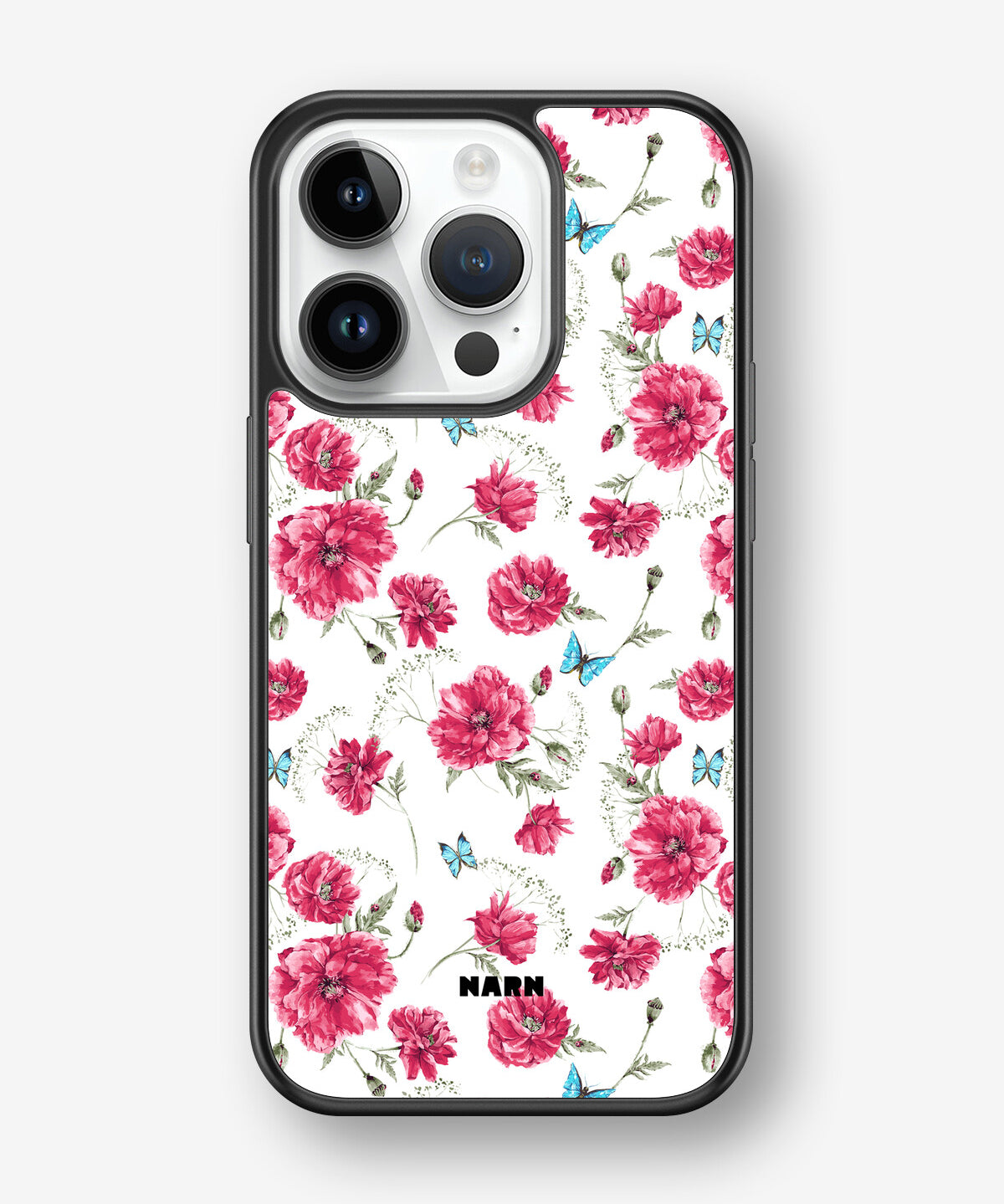 iPhone 14 Pro Hard Case – Poppies in Bloom - View 1