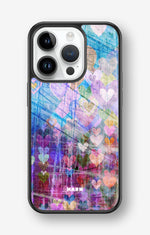 iPhone 14 Pro Hard Case – Purple Hearts - View 1