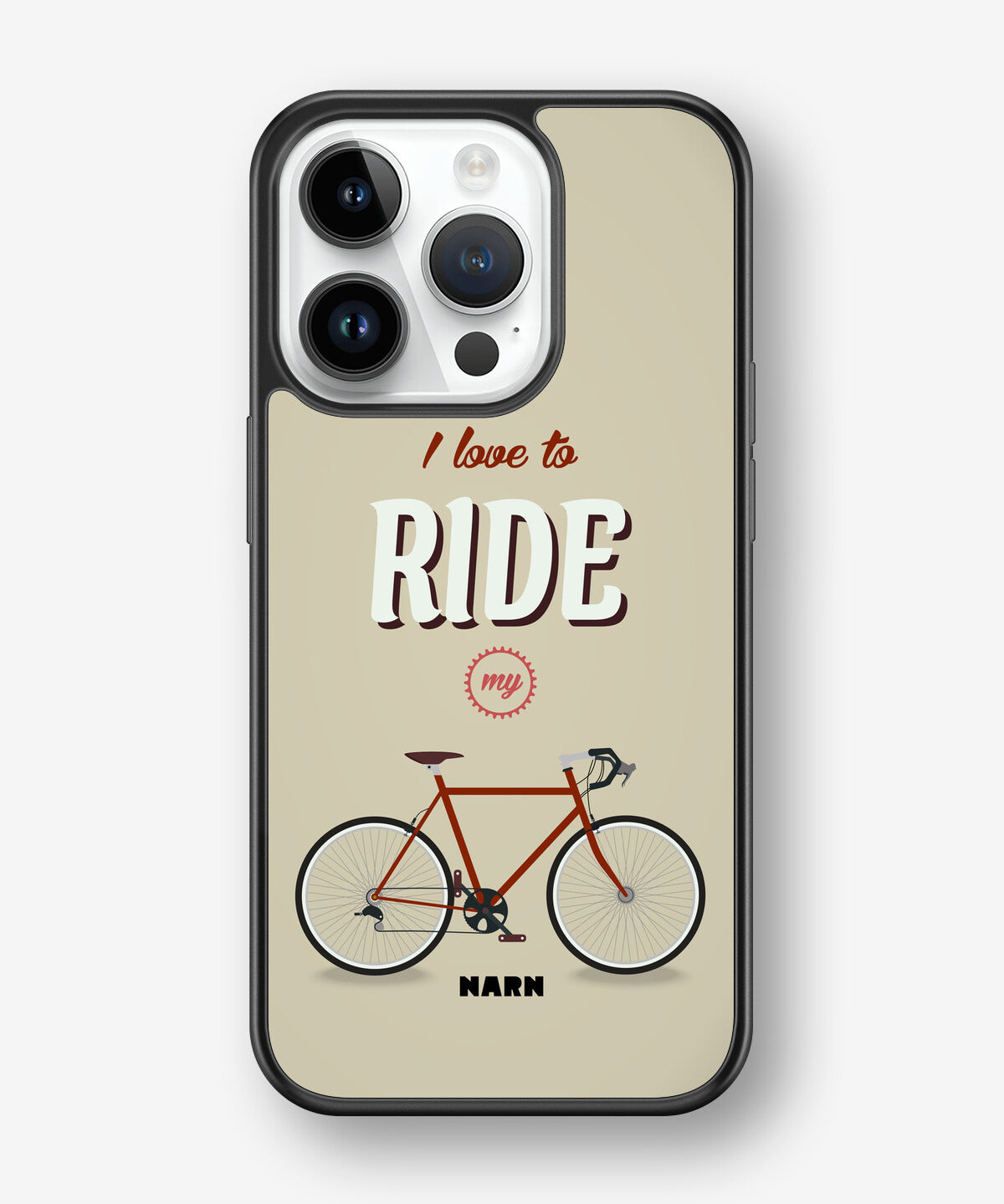iPhone 14 Pro Hard Case – Ride My Bicycle - View 1