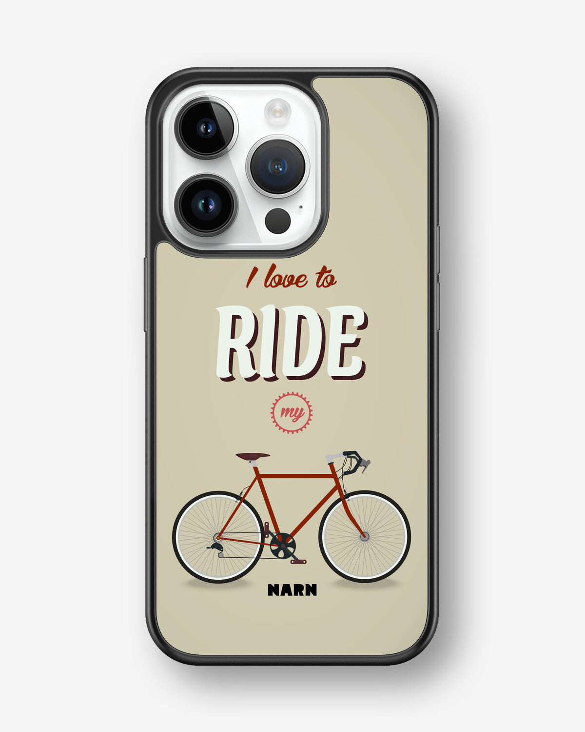 iPhone 14 Pro Hard Case – Ride My Bicycle - View 1