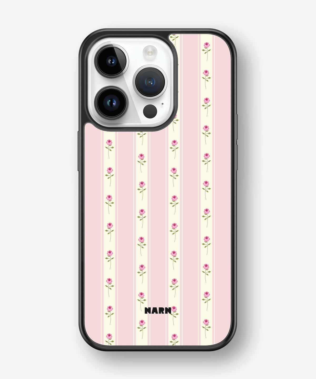 iPhone 14 Pro Hard Case – Rose Lines - View 1