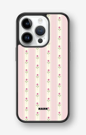 iPhone 14 Pro Hard Case – Rose Lines - View 1