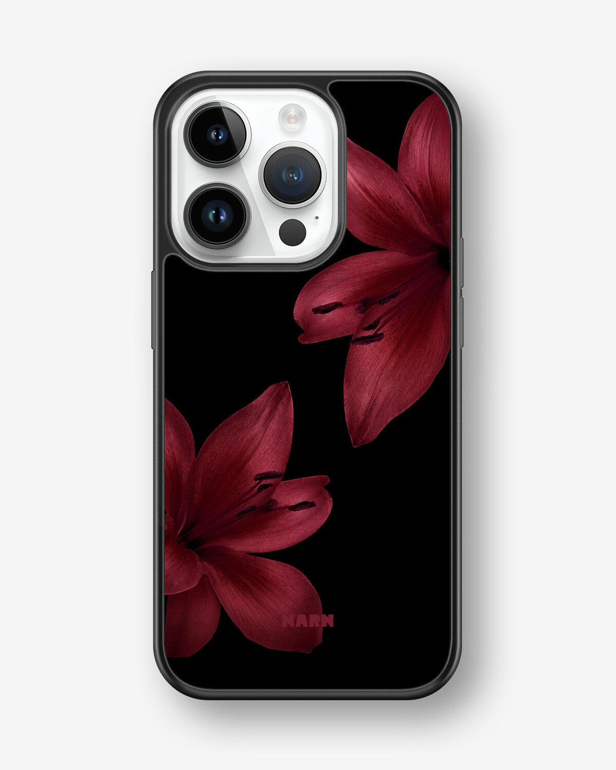 iPhone 14 Pro Hard Case – Ruby Lily - View 1