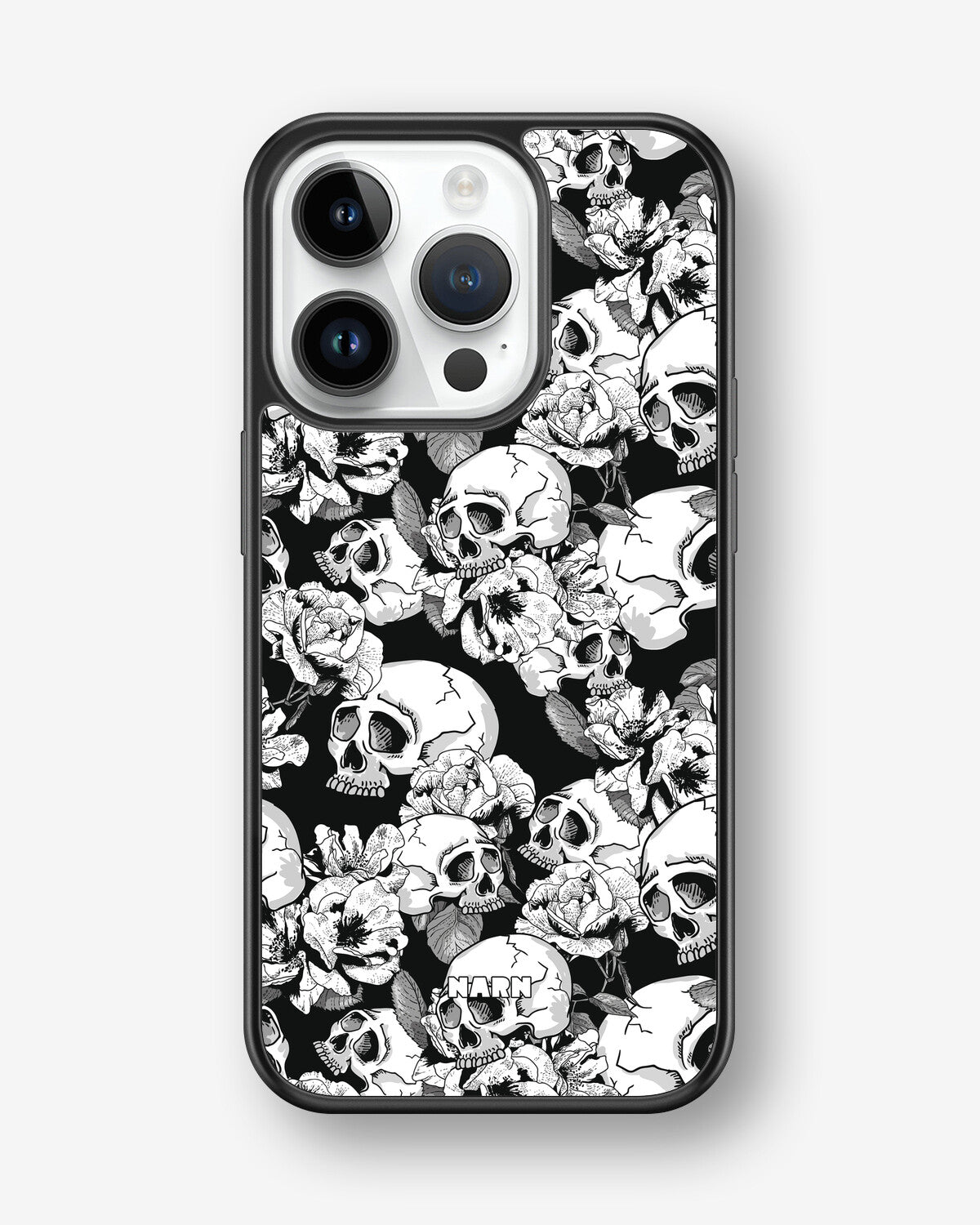 iPhone 14 Pro Hard Case – Skull Garden - View 1
