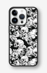 iPhone 14 Pro Hard Case – Skull Garden - View 1