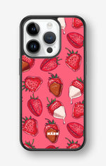 iPhone 14 Pro Hard Case – Strawberry Chocolate - View 1