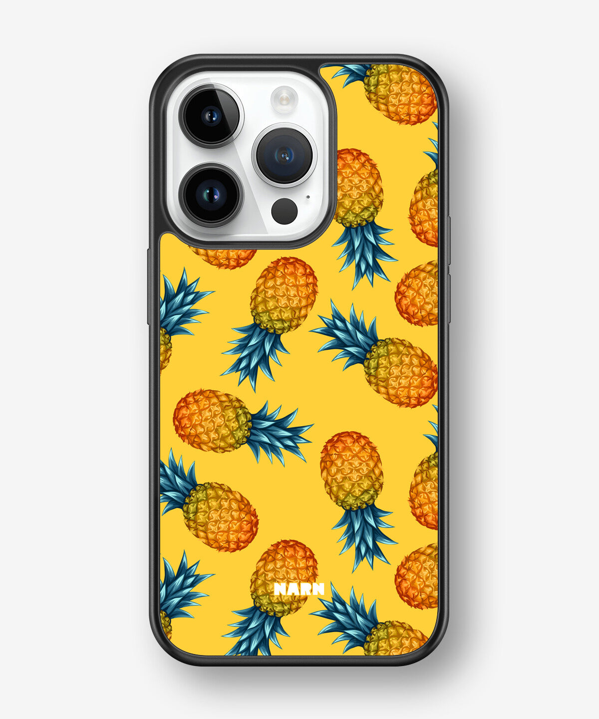 iPhone 14 Pro Hard Case – Sunny Pineapple - View 1
