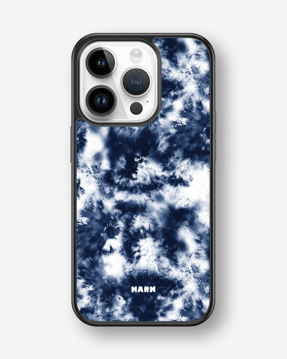 iPhone 14 Pro Hard Case – Tie Dye Blue - View 1