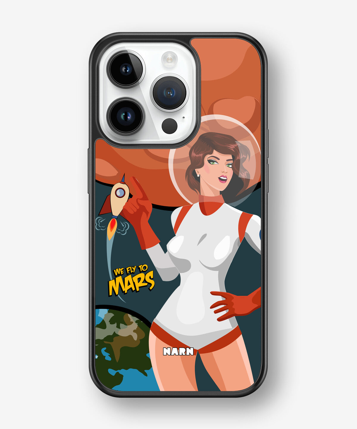 iPhone 14 Pro Hard Case – We Fly To Mars - View 1