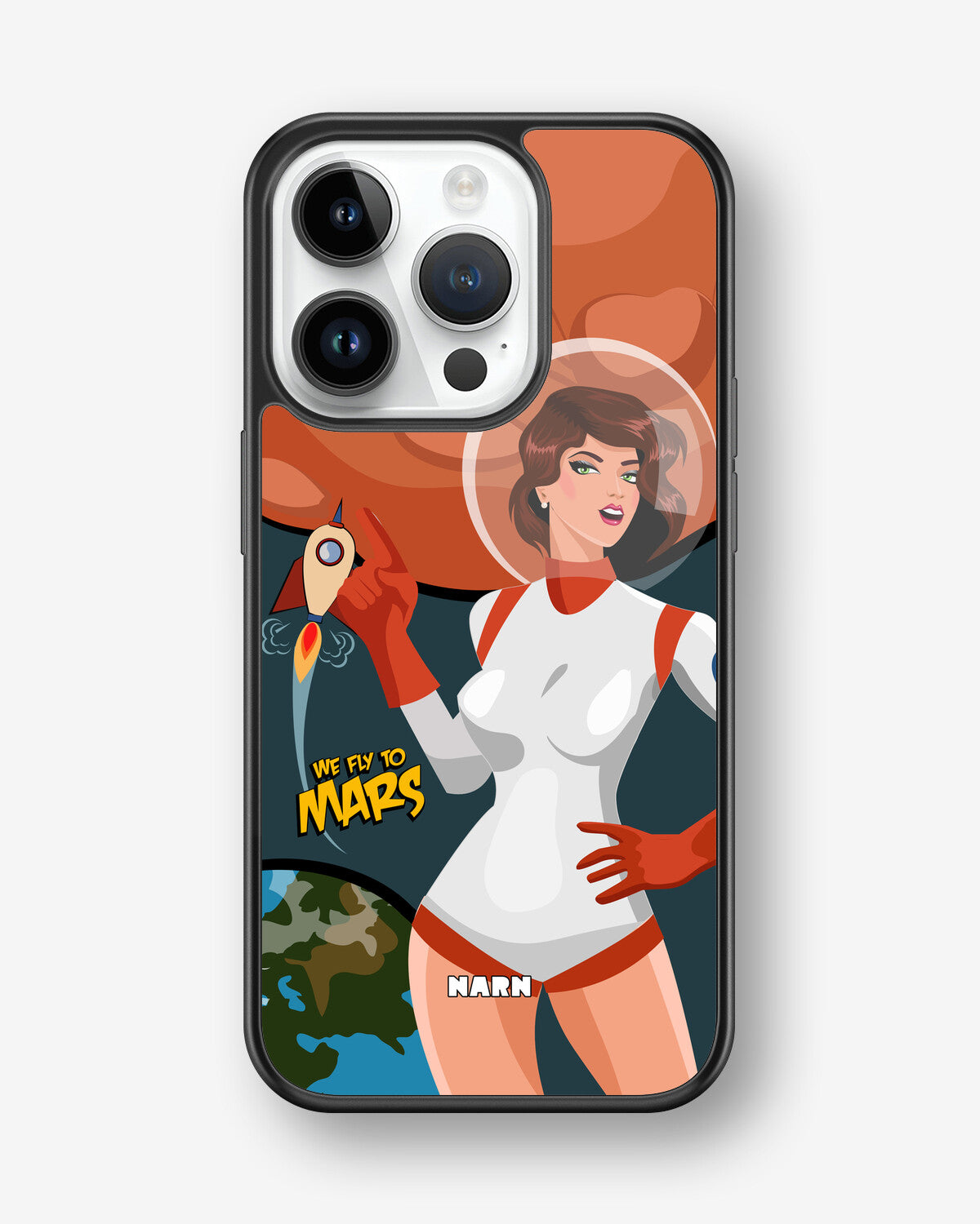 iPhone 14 Pro Hard Case – We Fly To Mars - View 1