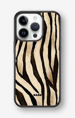 iPhone 14 Pro Hard Case – Wild Zebra - View 1