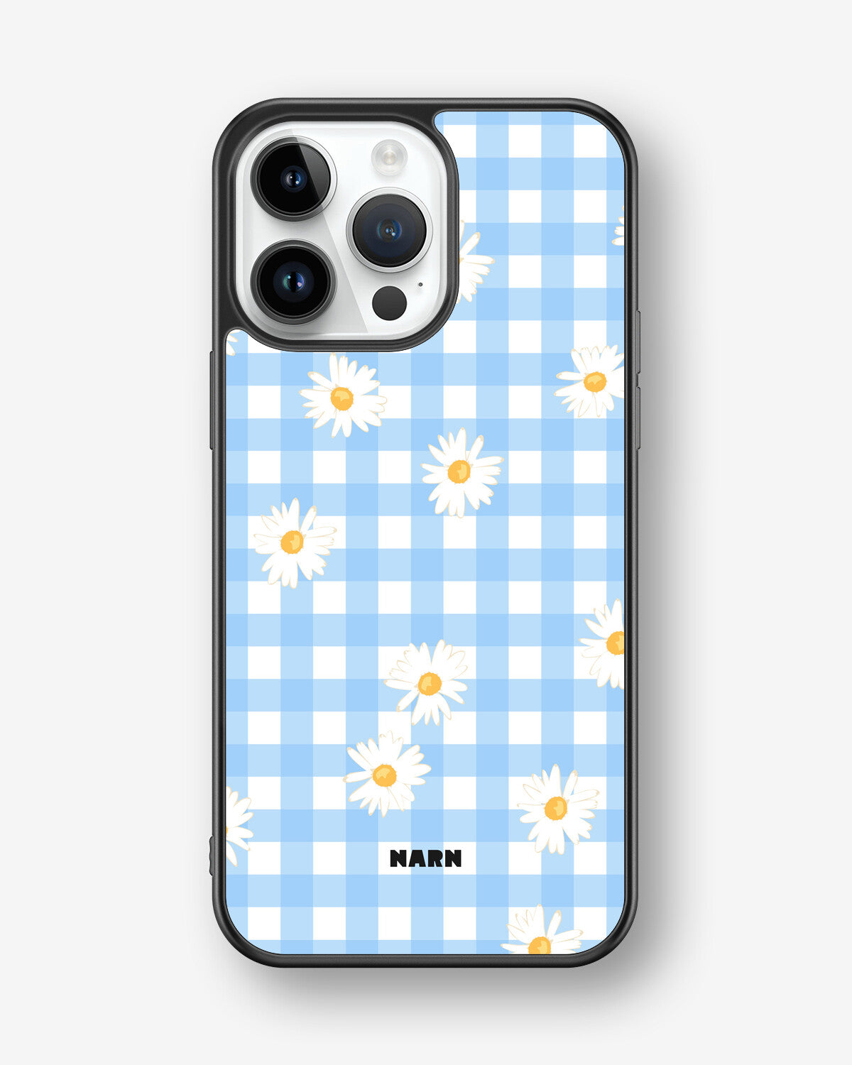 iPhone 14 Pro Max Hard Case – Blue Daisies - View 1