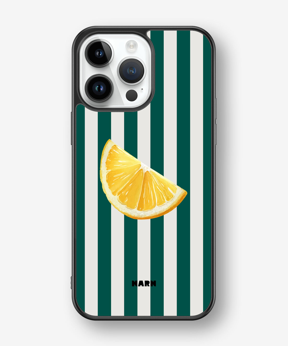 iPhone 14 Pro Max Hard Case – Lemon Stripes - View 1