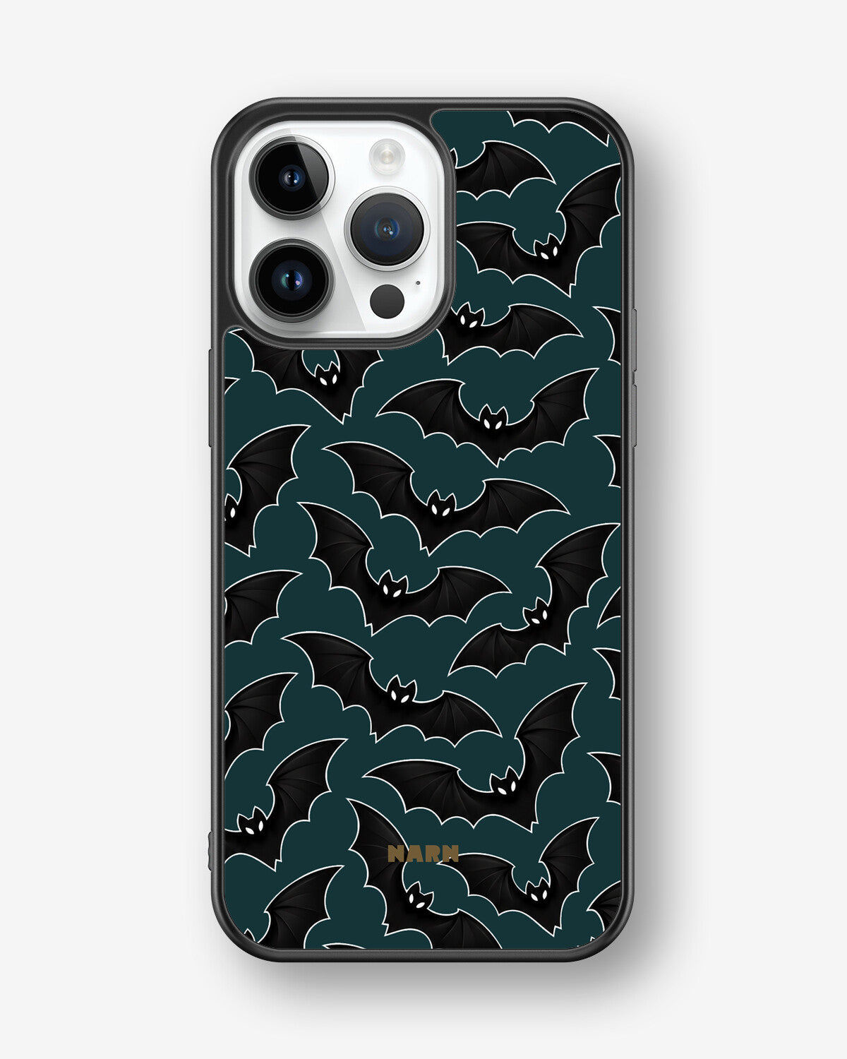 iPhone 14 Pro Max Hard Case – Midnight Bats - View 1