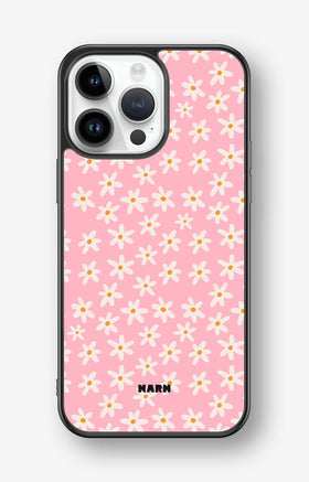 iPhone 14 Pro Max Hard Case – Pink Daisy - View 1