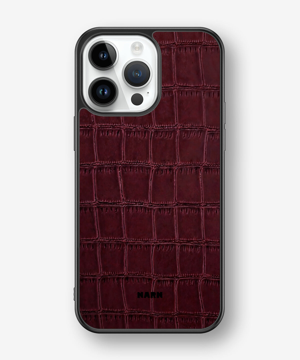 iPhone 14 Pro Max Hard Case – Rouge Croc - View 1