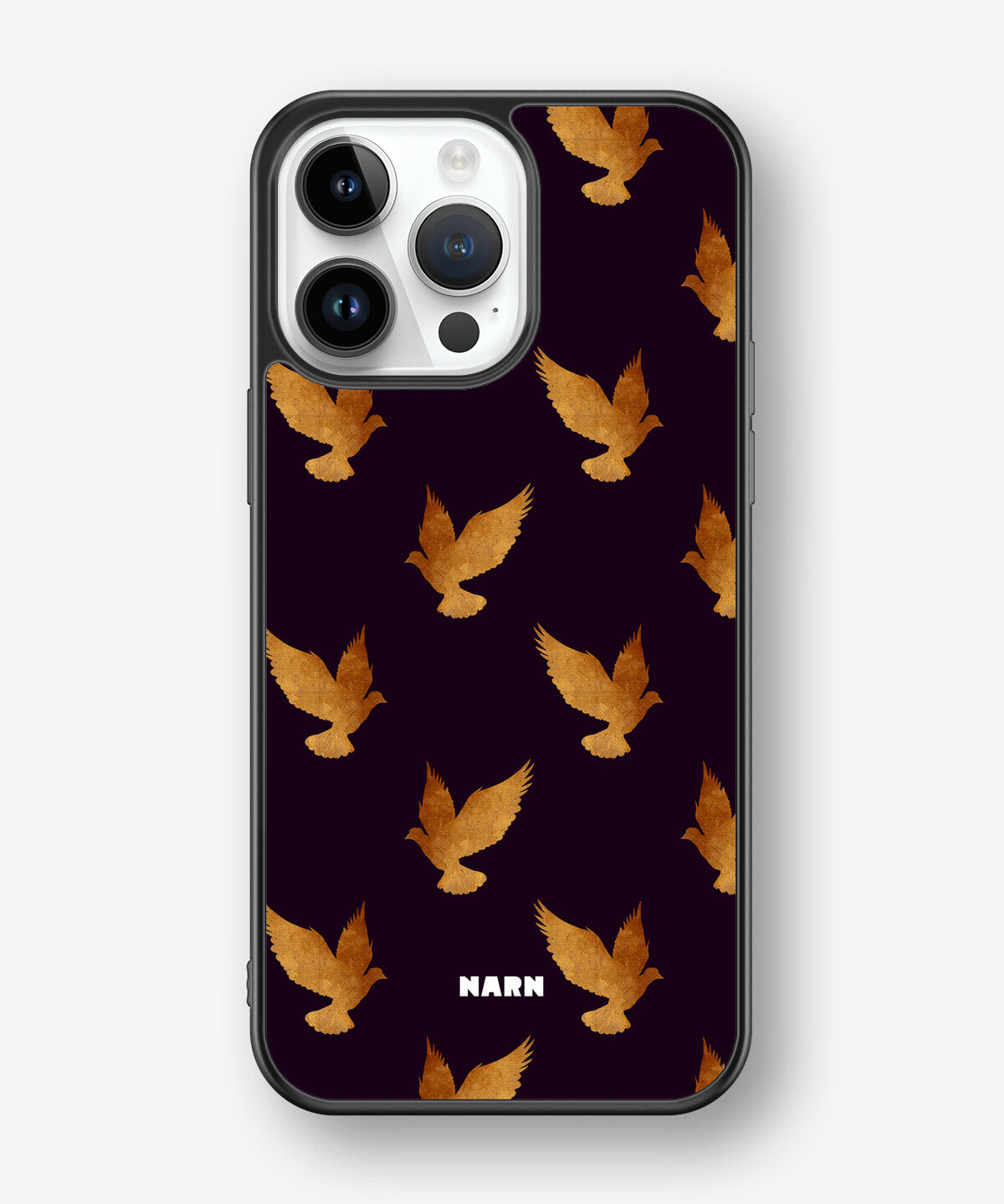 iPhone 14 Pro Max Hard Case – Royal Doves - View 1
