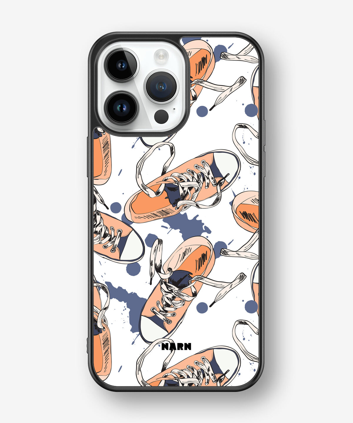 iPhone 14 Pro Max Hard Case – Apricot Sneakers - View 1