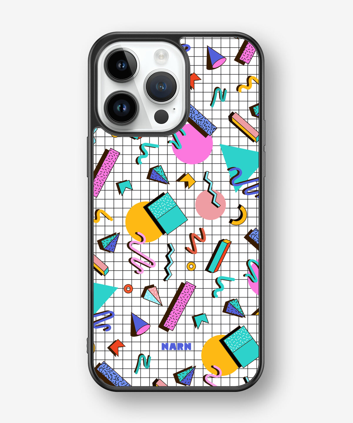 iPhone 14 Pro Max Hard Case – 80s Memphis - View 1