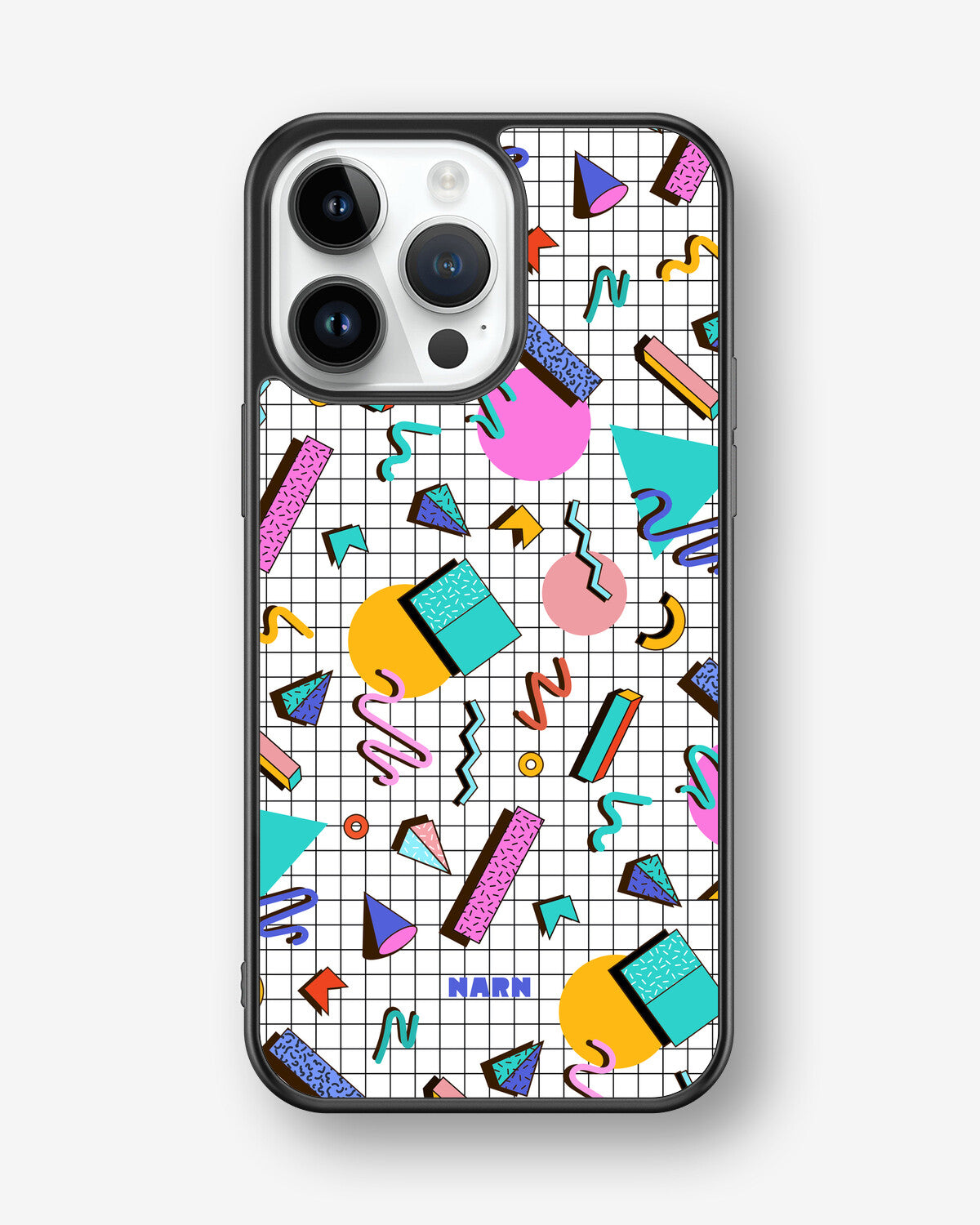 iPhone 14 Pro Max Hard Case – 80s Memphis - View 1