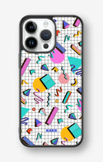 iPhone 14 Pro Max Hard Case – 80s Memphis - View 1