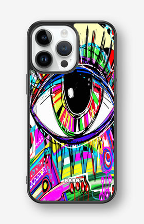 iPhone 14 Pro Max Hard Case – Abstract Eye - View 1