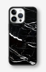 iPhone 14 Pro Max Hard Case – Black Marble - View 1