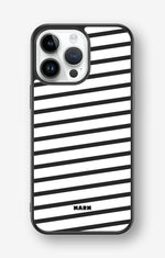 iPhone 14 Pro Max Hard Case – Black Stripes - View 1