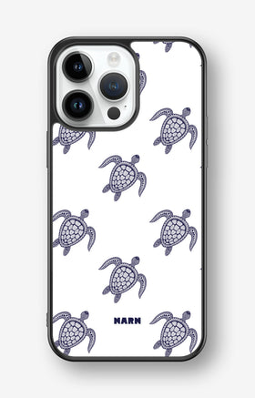 iPhone 14 Pro Max Hard Case – Blue Turtles - View 1