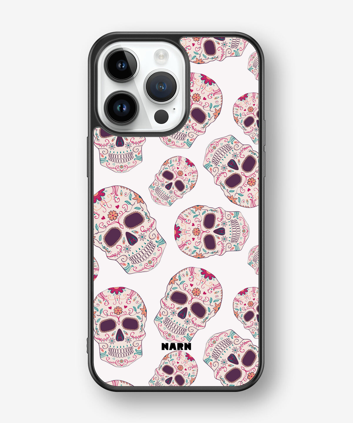 iPhone 14 Pro Max Hard Case – Calavera Skulls - View 1