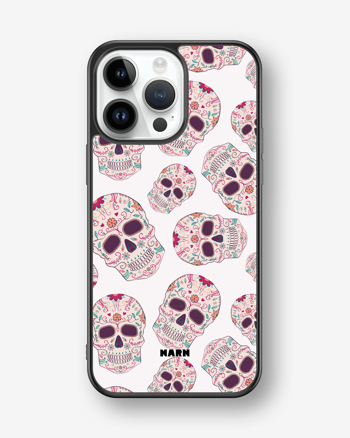 iPhone 14 Pro Max Hard Case – Calavera Skulls - View 1
