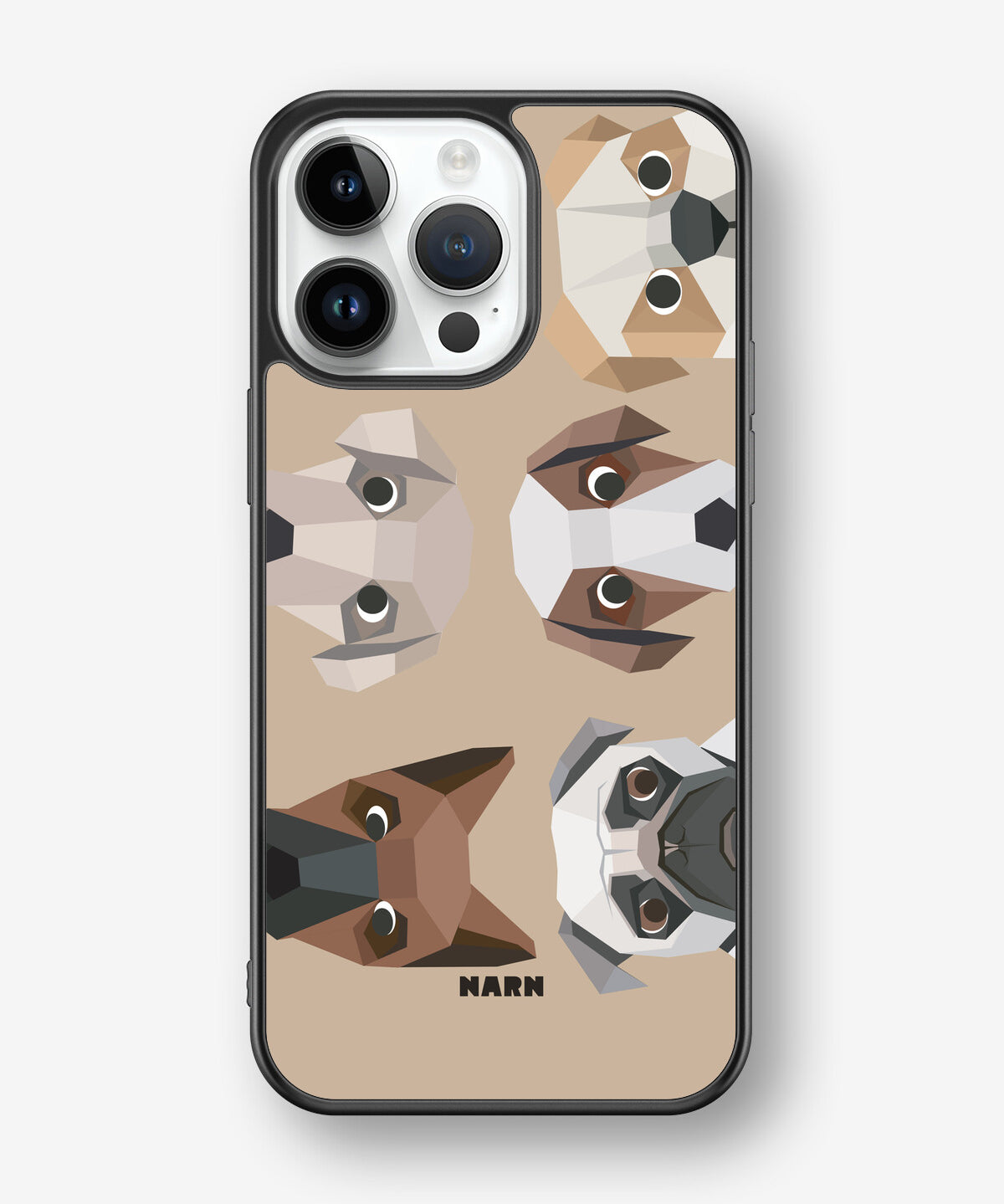 iPhone 14 Pro Max Hard Case – Cute Dogs - View 1