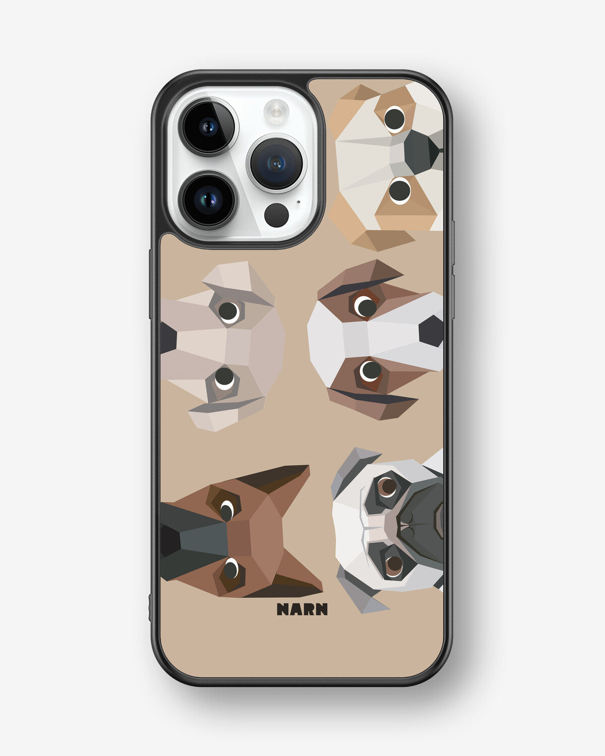 iPhone 14 Pro Max Hard Case – Cute Dogs - View 1