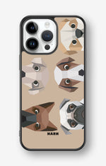 iPhone 14 Pro Max Hard Case – Cute Dogs - View 1