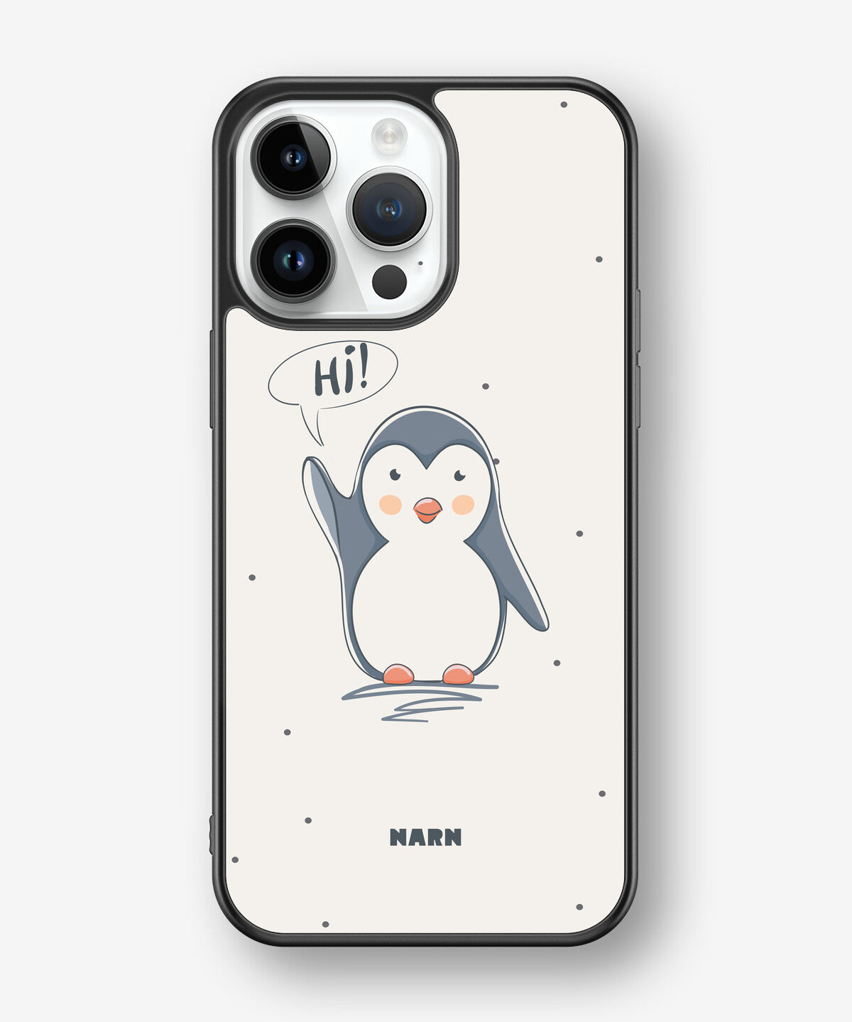 iPhone 14 Pro Max Hard Case – Cute Penguin - View 1