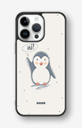 iPhone 14 Pro Max Hard Case – Cute Penguin - View 1
