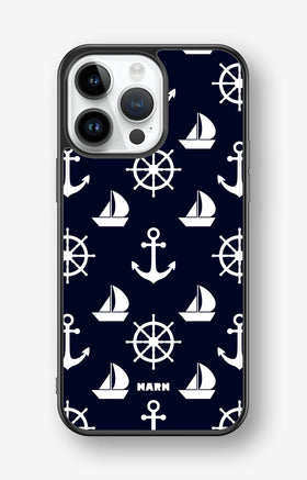 iPhone 14 Pro Max Hard Case – Deep Blue Voyage - View 1