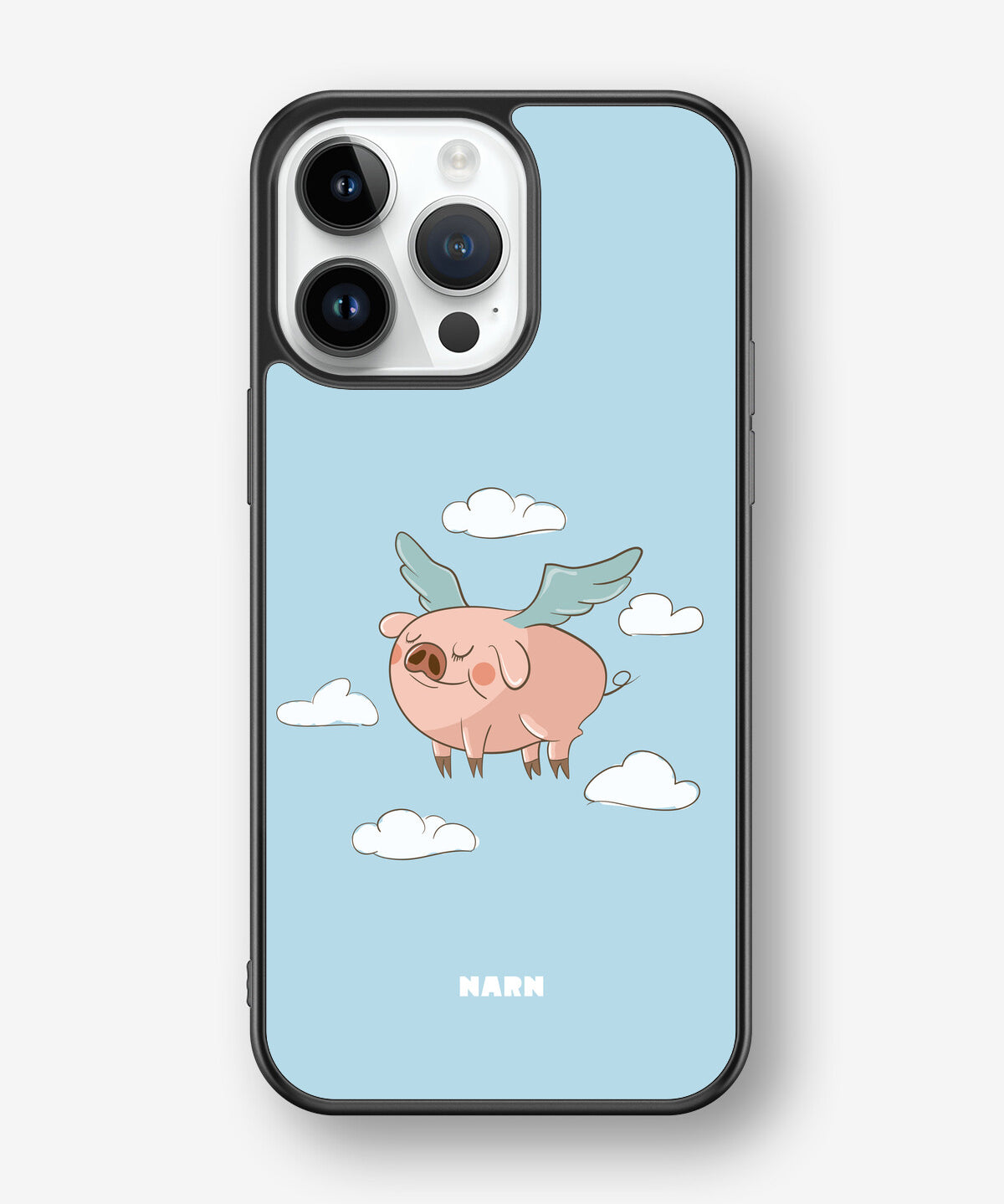 iPhone 14 Pro Max Hard Case – Dreamy Pig - View 1