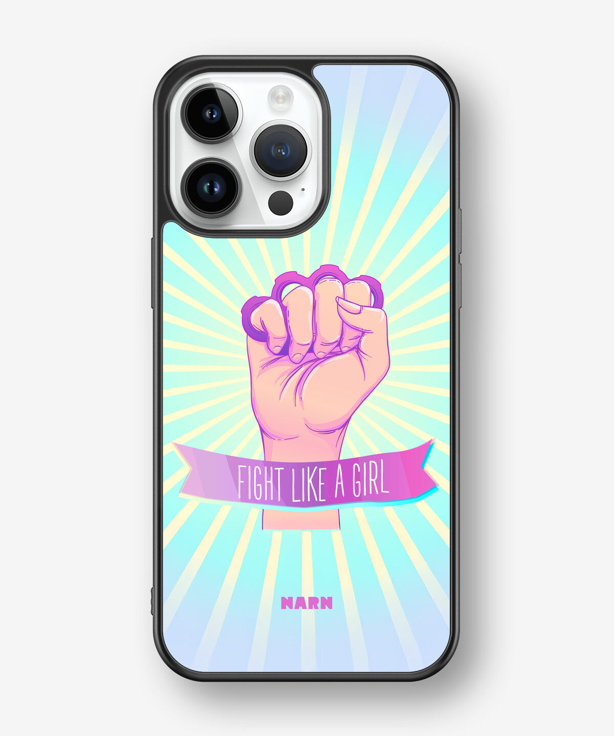 iPhone 14 Pro Max Hard Case – Fight Like A Girl - View 1